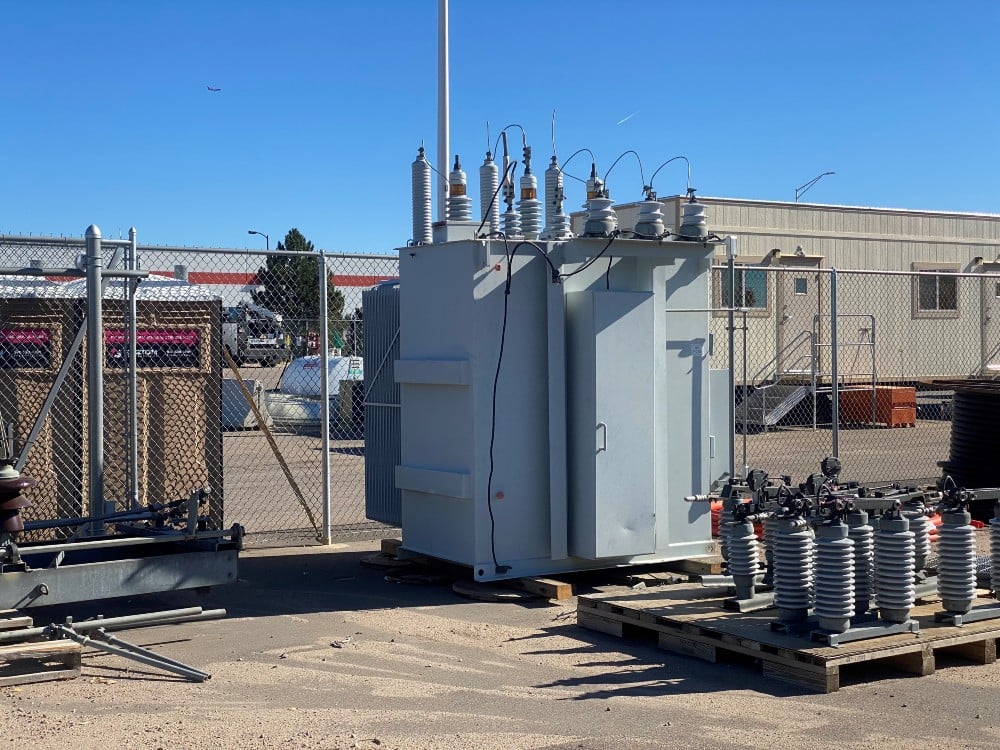 5000/5600/6250/7000 KVA 34500 Delta Primary, 4160/2400 Secondary, RTE, station transformer - Image 2