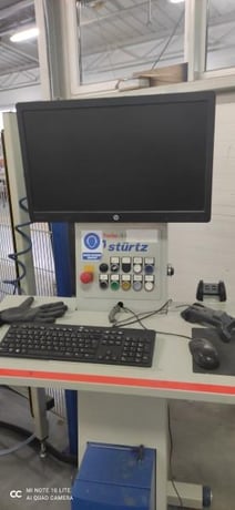 Sturtz #welding/cleaning, window line, 4-head horizontal welding machine, 2017 - Image 9