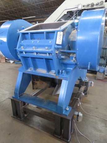 20" x 25" Franklin Miller Vulcanator #KM30, rubber bale grinder, 75 HP - Image 1
