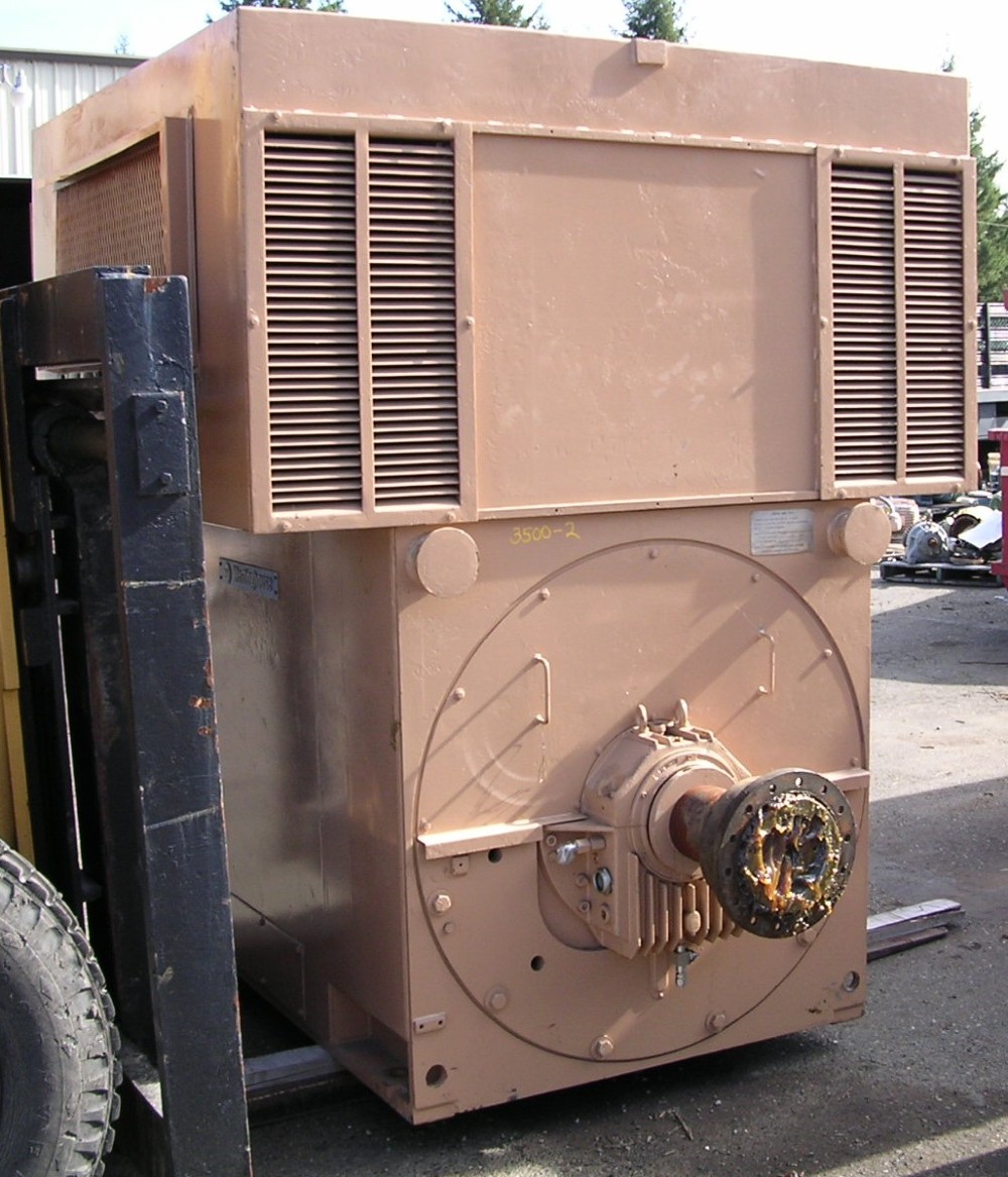 3500 HP 1800 RPM Westinghouse, Frame 3500-2, weather protected enclosure type 2, 4160 Volts - Image 3