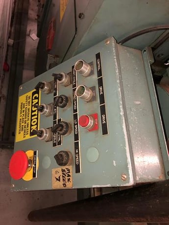 Elsner #36EZ, 36" automatic rewinder, 3 spindle turret rewind design, s/n #1093 - Image 8
