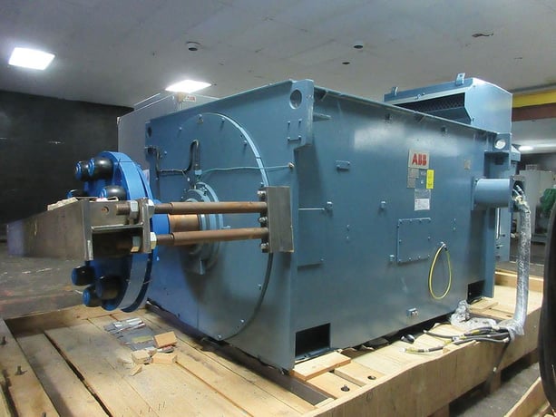 7500 HP 896 RPM ABB, Frame AML800, wound rotor (slip-ring) AC motor - Image 2