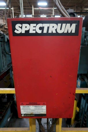 300 Ton, Minster #E2-300-72-42, straight side double crank press, 8" stroke, 29" Shut Height, 6" adj., 40-80 - Image 9