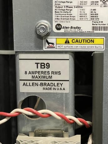450/500 HP Allen-Bradley PowerFlex, 20BD600N0QNNNND0, 480 Volts, N1, unused surplus - Image 8