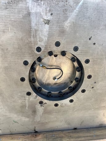 Bin lift elevator, Servolift #11169, Stainless Steel, explosion proof, 12' high, rotating base, 2019 - Image 10
