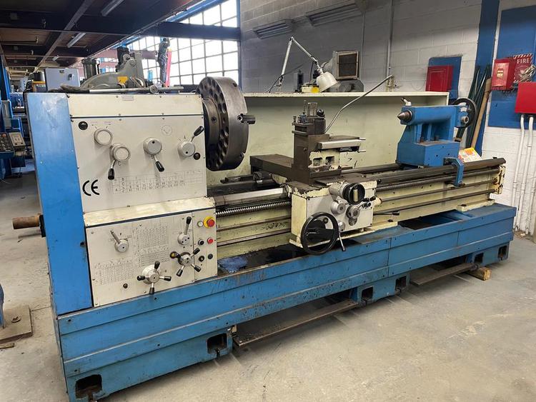 32" x 80" Knuth #Sinus-400/2000, engine lathe, 21" swing over cross slide, 4-jaw 21" chuck, inch/metric, 2007 - Image 2