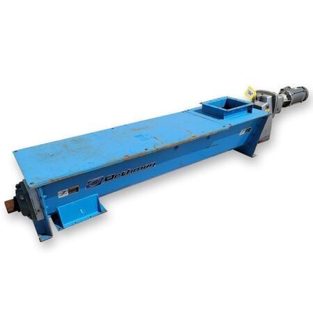 9" diameter x 5' long, Orthman, Carbon Steel screw conveyor feeder, 208-230/460 V., 3-phase - Image 2