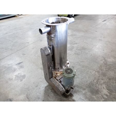 10" Semco, rotary air lock, dual shaft agitated hopper - Image 4
