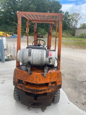 5500 lb. Toyoda #02-4FG14, LP forklift truck, 118" lift height, automatic transmission, #75679 - Image 4