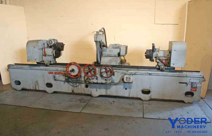 22" x 90" Van Norman #467, crank shaft grinder, 30" grinding wheel, 8" chuck, #51717 - Image 1