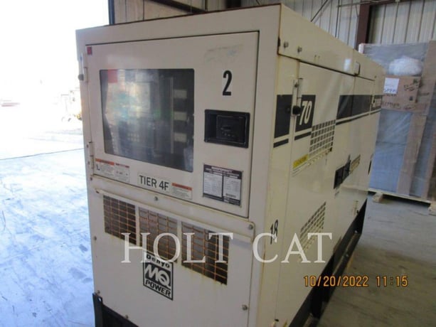 62 KW Multiquip DCA70SSIU4F, Stationary Generator Set, Diesel, 1800 RPM, 480 Volts, 1422 hours, 2018 - Image 1