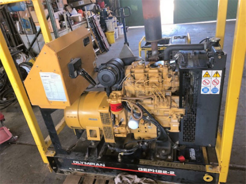 17 KW Olympian #GEPH22-2, Generator, 22 KVA, 3000 RPM, 2006 - Image 1