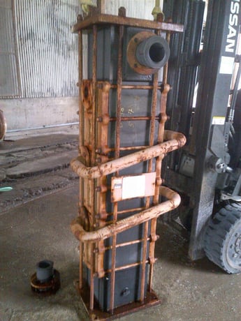 46 sq.ft. American Vicarb Corp graphite block, 75 psi/75 psi Vicarb EC3, #0542304 - Image 7