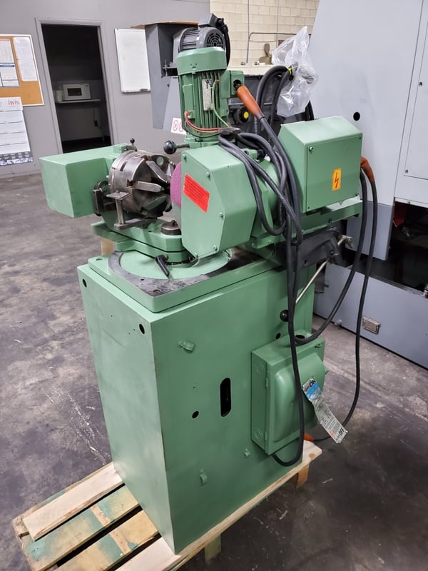 2" Brierley #ZB50, drill grinder, grinding wheel guard, on cabinet base - Image 2