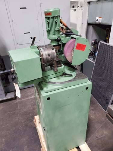 2" Brierley #ZB50, drill grinder, grinding wheel guard, on cabinet base - Image 6