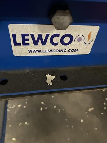 Lewco Gravity Flow Roller Conveyors, 2-1/2" rollers, 2016 - Image 1
