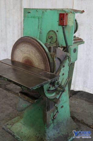 Gardner #16, disc grinder, 24" wheel, 2" spindle diameter, 31" x15" table, 5 HP, #73194 - Image 1
