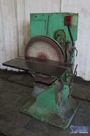 Gardner #16, disc grinder, 24" wheel, 2" spindle diameter, 31" x15" table, 5 HP, #73194 - Image 3