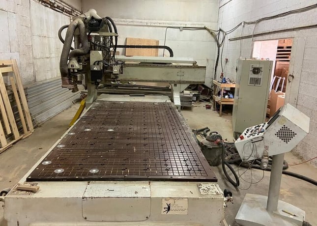 Anderson Industrial Corp #Andi-Stratos/Sup, flat table CNC machine, Fanuc Control, 5' x10' - Image 1