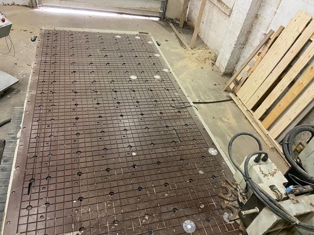 Anderson Industrial Corp #Andi-Stratos/Sup, flat table CNC machine, Fanuc Control, 5' x10' - Image 3