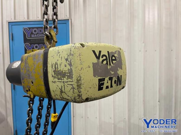 1 Ton, Yale Yale Eaton hoist, 115/230 V., 1 phase, pendant Control, #74837 - Image 3