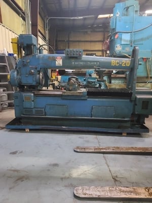 Barber-Colman #16-56 type A, gear hobber, 16" dia., 56" part length w/66" shaft length, s/n 2816 - Image 1