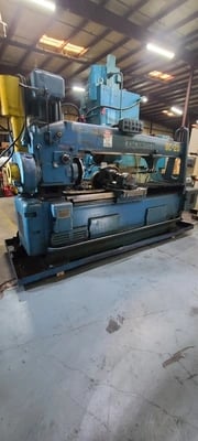 Barber-Colman #16-56 type A, gear hobber, 16" dia., 56" part length w/66" shaft length, s/n 2816 - Image 2