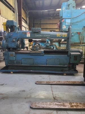 Barber-Colman #16-56 type A, gear hobber, 16" dia., 56" part length w/66" shaft length, s/n 2816 - Image 5