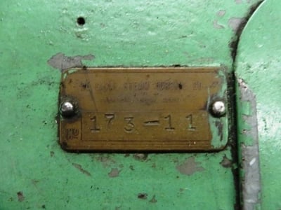 Fitchburg, horizontal pinion hobber, 40" dia. x 106" length, 2 DP, tailstock, steady rests, under power - Image 8