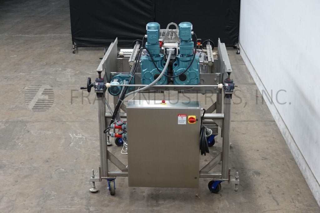 APV #0209/16/1, automatic rotary bar roller press, mounted on 4 leg base frame - Image 4