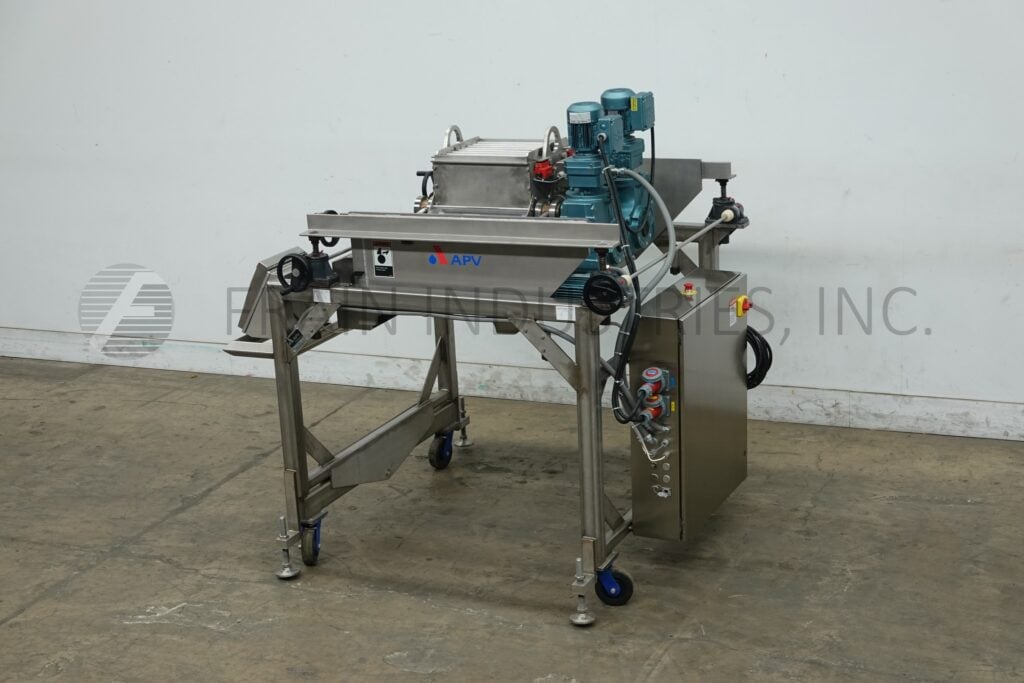 APV #0209/16/1, automatic rotary bar roller press, mounted on 4 leg base frame - Image 5