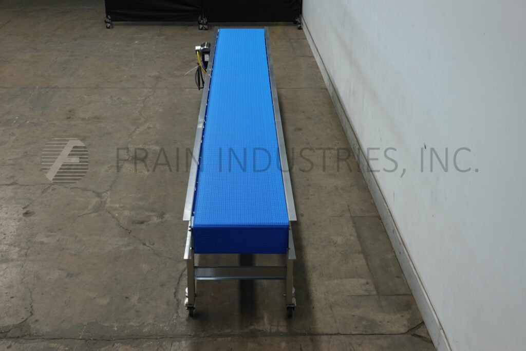 24" wide x 20' long, Custom Cut Metals #CCMM013886, Stainless Steel frame table top conveyor - Image 4