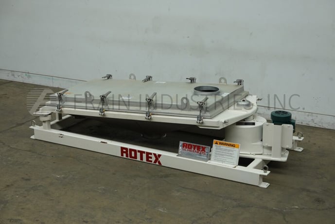 40" x 92" Rotex #3431SANASSL, vibratory, rectangular single deck sifter, Stainless Steel contact parts - Image 1
