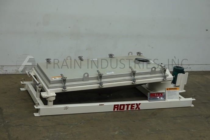 40" x 92" Rotex #3431SANASSL, vibratory, rectangular single deck sifter, Stainless Steel contact parts - Image 5