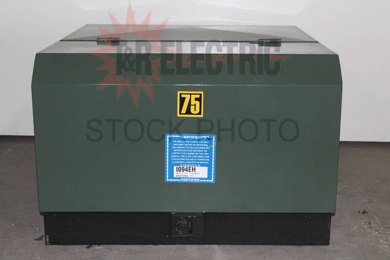 75 KVA 12470Y/7200 Primary, 240/120 Secondary, Oil (20 available) - Image 1