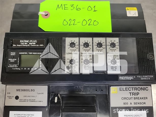 Square D Me I-line Mccb Micrologic Series B Lsig, 800 Amps Ampacity - Image 4