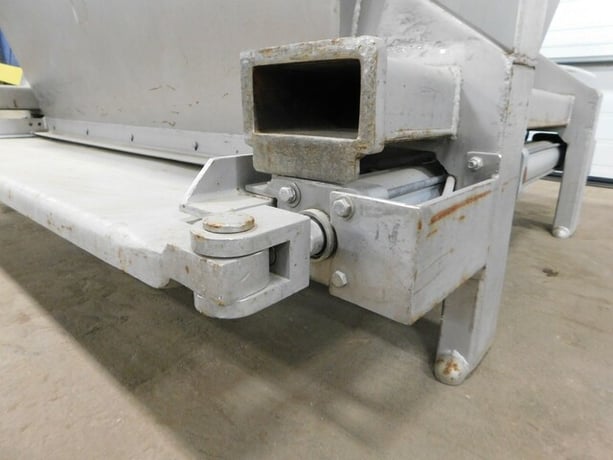 Stainless Hopper w/Pneumatic Slide Out Bottom Gate - Image 10