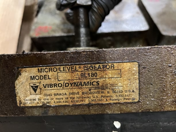 10.3" x 8.3" x 3.88" Vibro / Dynamics #9L180, isolators, #11674 - Image 3