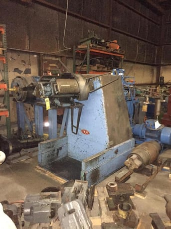 9.8" x 14" Fenn #121, 2-Hi rolling mill, 9" roll journal, 125 HP - Image 4