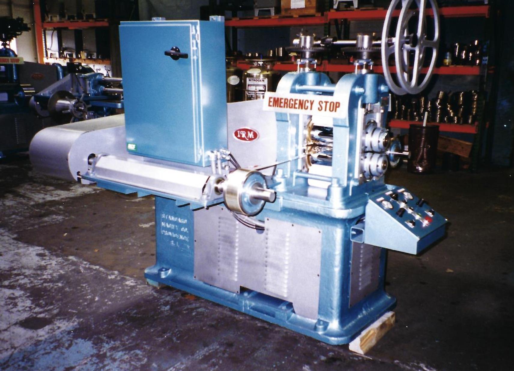 5" x 8" Standard Machinery, 2-Hi rolling mill with payoff & recoiler, Satin 2RA finish - Image 1
