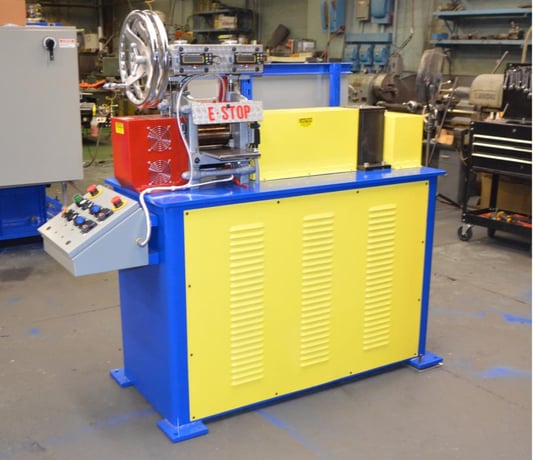 4" x 6" IRM #4060, 2-Hi/4-Hi hot lab rolling mill with payoff & recoiler, new - Image 2