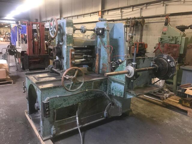14" x 4.25" Ruesch #146, slitter with single recoiler & tooling, 25 HP - Image 6