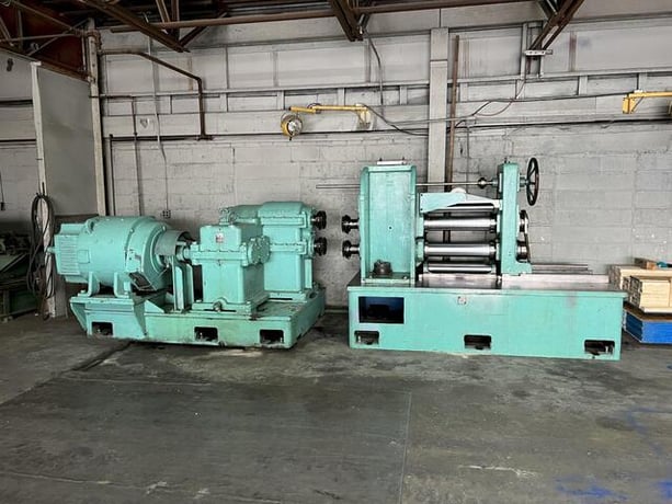 24" x 6.5" Ruesch #177, precision ring slitter with tooling, 0-285 FPM - Image 1