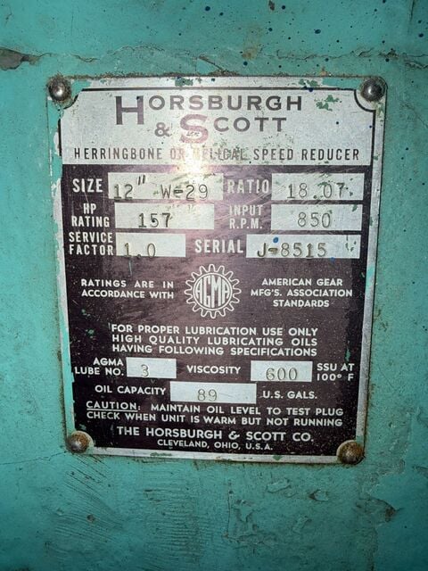 24" x 6.5" Ruesch #177, precision ring slitter with tooling, 0-285 FPM - Image 8