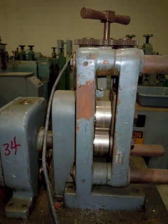 3.5" x 1.5" Heinrich Muller, 2-Hi wire flattening mill - Image 4