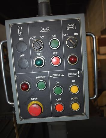 Supermax #YCM-2H, heavy-duty horizontal mill, pendant Control, 11" x52" table work surface, 5 HP - Image 6