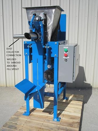 ECC #206, heavy duty auger valve bagger, for filling valve bags with dry granuator or powered products, new - Image 5