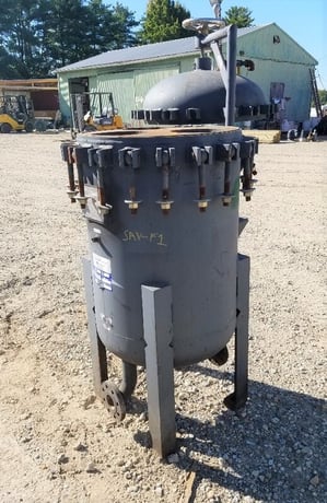 7" Two Guys Mechanical Contractors, (3) Bag/Basket Carbon Steel Multi-basket Filter, 300 psi @ 650/20 &deg;F - Image 1
