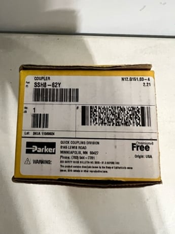 Parker, Hydraulic Quick Connect Hose Coupling, (6) 1-1/2" coupling, unuse - Image 8