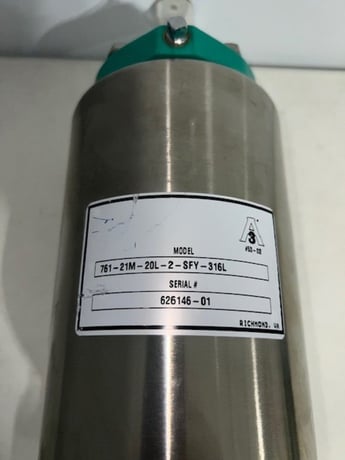 2" Tri-Clover #761-21M-20L-2-SFY-316L, Sanitary 3 way Valve Actuator, un - Image 2